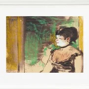 Edgar Degas - Café-Konzertsänger 1875 | Giclée Kunstdruck gerahmt