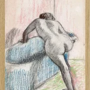 Edgar Degas - Das Bad 1892 | Giclée Kunstdruck gerahmt