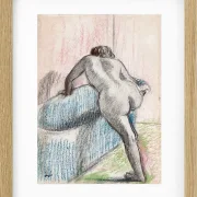 Edgar Degas - Das Bad 1892 | Giclée Kunstdruck gerahmt