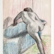 Edgar Degas - Das Bad 1892 | Giclée Kunstdruck gerahmt