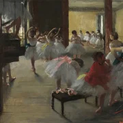 Edgar Degas - Der Tanzkurs 1873 | Giclée Kunstdruck gerahmt