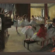 Edgar Degas - Der Tanzkurs 1873 | Giclée Kunstdruck gerahmt