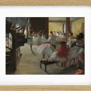Edgar Degas - Der Tanzkurs 1873 | Giclée Kunstdruck gerahmt