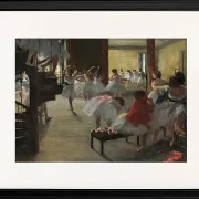 Edgar Degas - Der Tanzkurs 1873 | Giclée Kunstdruck gerahmt