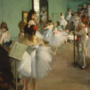Edgar Degas - Der Tanzkurs 1874 | Giclée Kunstdruck gerahmt