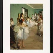 Edgar Degas - Der Tanzkurs 1874 | Giclée Kunstdruck gerahmt