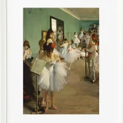 Edgar Degas - Der Tanzkurs 1874 | Giclée Kunstdruck gerahmt