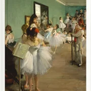 Edgar Degas - Der Tanzkurs 1874 | Giclée Kunstdruck gerahmt