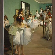 Edgar Degas - Der Tanzkurs 1874 | Giclée Kunstdruck gerahmt