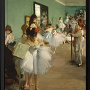 Edgar Degas - Der Tanzkurs 1874 | Giclée Kunstdruck gerahmt