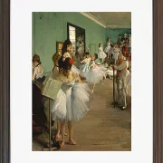 Edgar Degas - Der Tanzkurs 1874 | Giclée Kunstdruck gerahmt