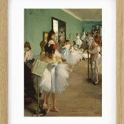 Edgar Degas - Der Tanzkurs 1874 | Giclée Kunstdruck gerahmt