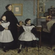 Edgar Degas - Die Familie Bellelli 1858 | Giclée Kunstdruck gerahmt