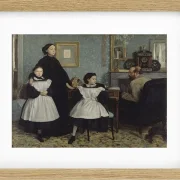 Edgar Degas - Die Familie Bellelli 1858 | Giclée Kunstdruck gerahmt
