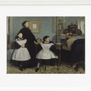Edgar Degas - Die Familie Bellelli 1858 | Giclée Kunstdruck gerahmt