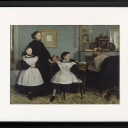 Edgar Degas - Die Familie Bellelli 1858 | Giclée Kunstdruck gerahmt