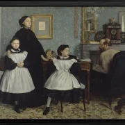 Edgar Degas - Die Familie Bellelli 1858 | Giclée Kunstdruck gerahmt