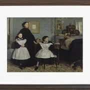 Edgar Degas - Die Familie Bellelli 1858 | Giclée Kunstdruck gerahmt