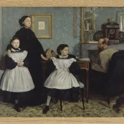 Edgar Degas - Die Familie Bellelli 1858 | Giclée Kunstdruck gerahmt