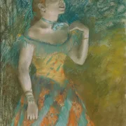 Edgar Degas - Die Sängerin in grün 1884 | Giclée Kunstdruck gerahmt
