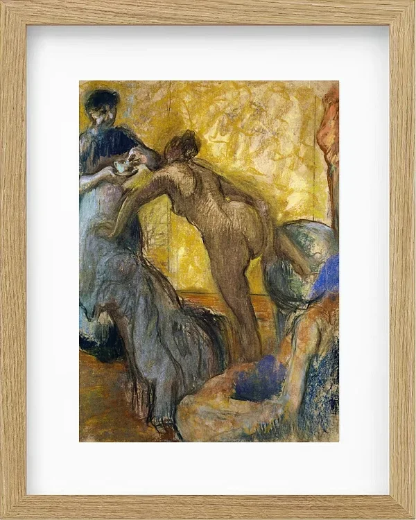 Edgar Degas - Die Tasse heiße Schokolade 1900 | Giclée Kunstdruck gerahmt
