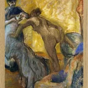 Edgar Degas - Die Tasse heiße Schokolade 1900 | Giclée Kunstdruck gerahmt