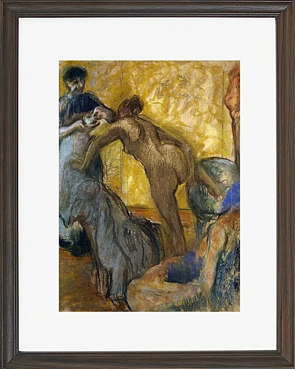 Edgar Degas - Die Tasse heiße Schokolade 1900 | Giclée Kunstdruck gerahmt