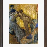 Edgar Degas - Die Tasse heiße Schokolade 1900 | Giclée Kunstdruck gerahmt