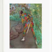 Edgar Degas - Harlekin 1885 | Giclée Kunstdruck gerahmt