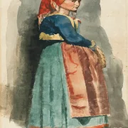Edgar Degas - Italienisch 1856 | Giclée Kunstdruck gerahmt