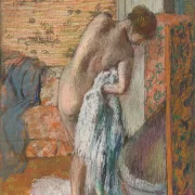 Edgar Degas - Nach dem Bad 1896 | Giclée Kunstdruck gerahmt