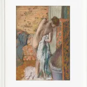 Edgar Degas - Nach dem Bad 1896 | Giclée Kunstdruck gerahmt