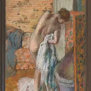 Edgar Degas - Nach dem Bad 1896 | Giclée Kunstdruck gerahmt