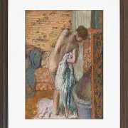 Edgar Degas - Nach dem Bad 1896 | Giclée Kunstdruck gerahmt