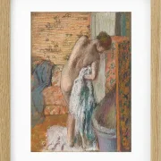 Edgar Degas - Nach dem Bad 1896 | Giclée Kunstdruck gerahmt