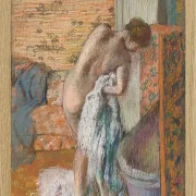 Edgar Degas - Nach dem Bad 1896 | Giclée Kunstdruck gerahmt