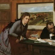 Edgar Degas - Schmollend 1870 | Giclée Kunstdruck gerahmt