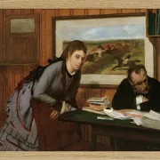 Edgar Degas - Schmollend 1870 | Giclée Kunstdruck gerahmt