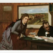 Edgar Degas - Schmollend 1870 | Giclée Kunstdruck gerahmt