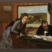 Edgar Degas - Schmollend 1870 | Giclée Kunstdruck gerahmt