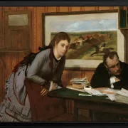 Edgar Degas - Schmollend 1870 | Giclée Kunstdruck gerahmt