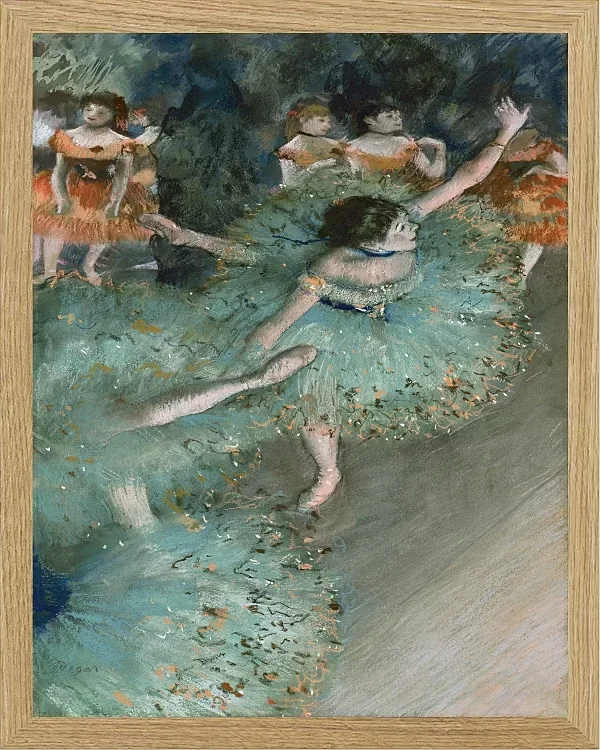 Edgar Degas - Schwankende Tänzerin 1877 | Giclée Kunstdruck gerahmt