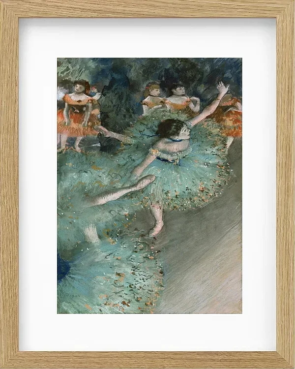 Edgar Degas - Schwankende Tänzerin 1877 | Giclée Kunstdruck gerahmt