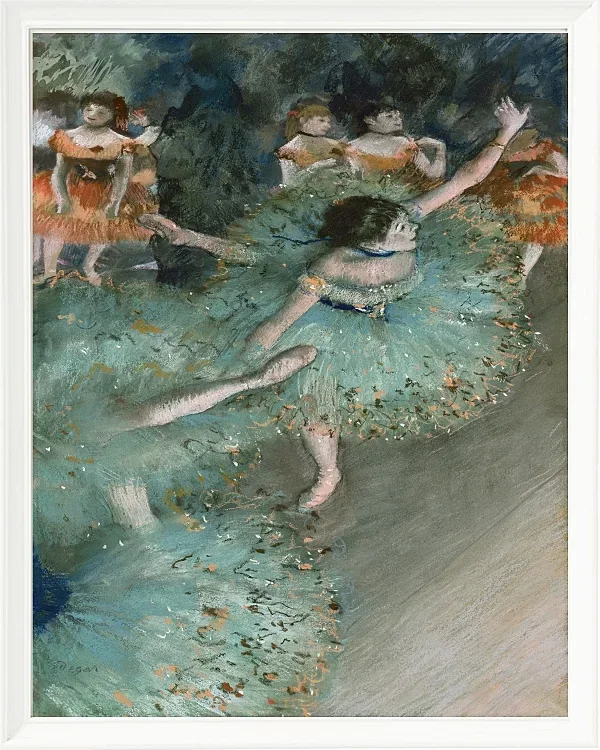 Edgar Degas - Schwankende Tänzerin 1877 | Giclée Kunstdruck gerahmt