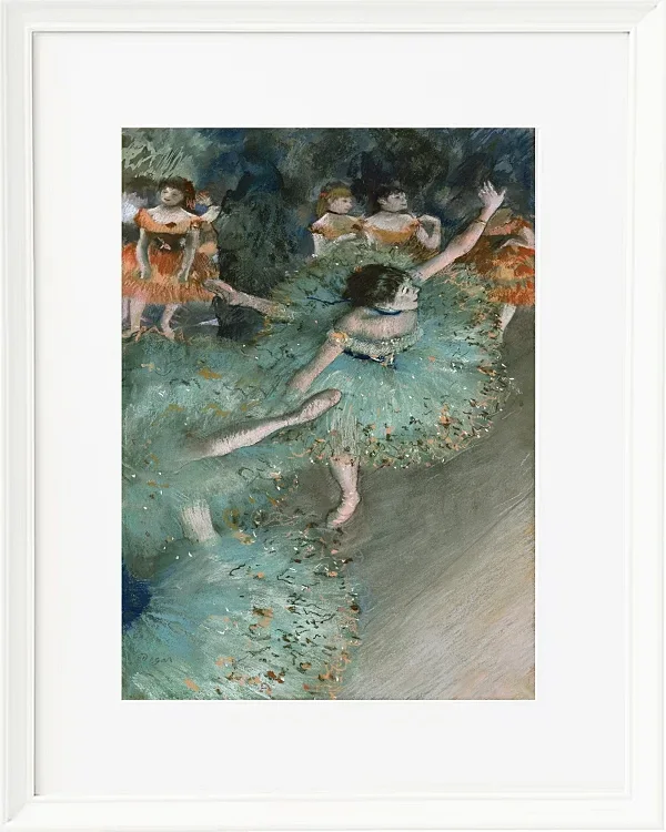 Edgar Degas - Schwankende Tänzerin 1877 | Giclée Kunstdruck gerahmt