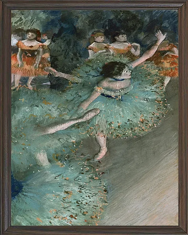 Edgar Degas - Schwankende Tänzerin 1877 | Giclée Kunstdruck gerahmt