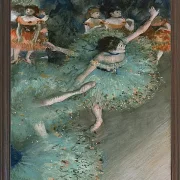 Edgar Degas - Schwankende Tänzerin 1877 | Giclée Kunstdruck gerahmt