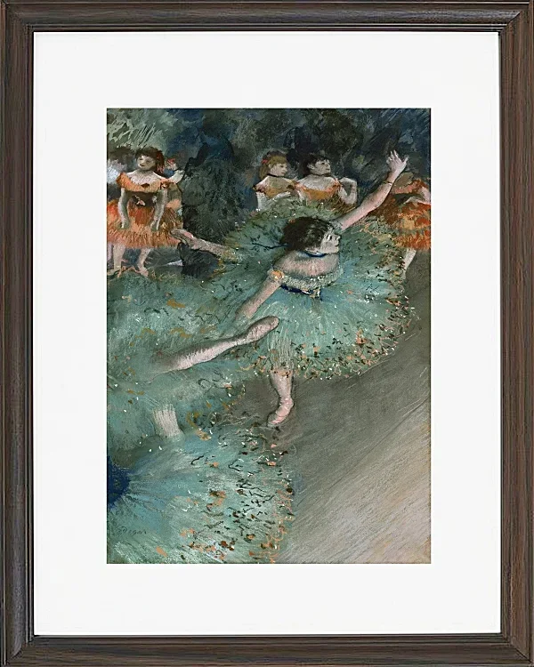 Edgar Degas - Schwankende Tänzerin 1877 | Giclée Kunstdruck gerahmt