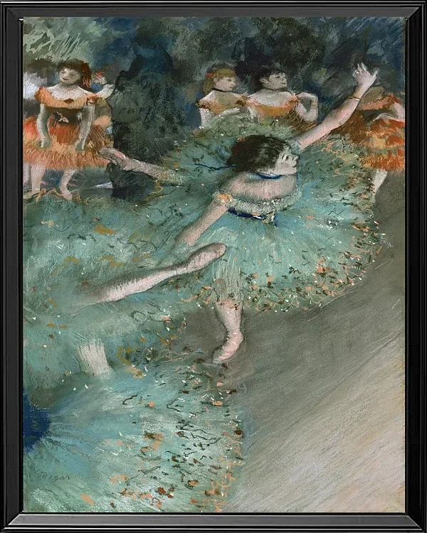 Edgar Degas - Schwankende Tänzerin 1877 | Giclée Kunstdruck gerahmt