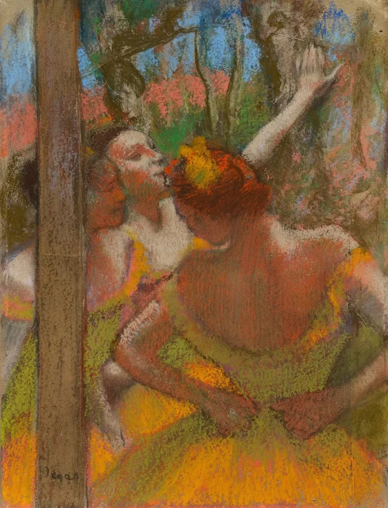 Edgar Degas - Tänzer 1896 | Giclée Kunstdruck gerahmt